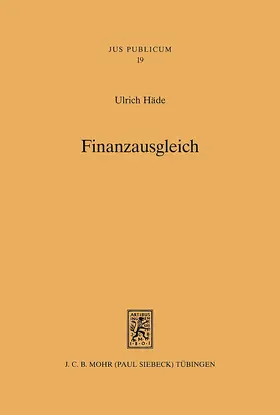 Häde |  Finanzausgleich | eBook | Sack Fachmedien