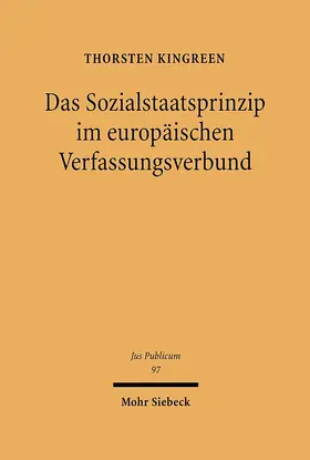 Kingreen |  Das Sozialstaatsprinzip im Europäischen Verfassungsverbund | eBook | Sack Fachmedien