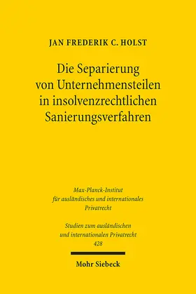 Holst | Die Separierung von Unternehmensteilen in insolvenzrechtlichen Sanierungsverfahren | E-Book | sack.de