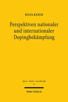 Kleen |  Perspektiven nationaler und internationaler Dopingbekämpfung | eBook | Sack Fachmedien