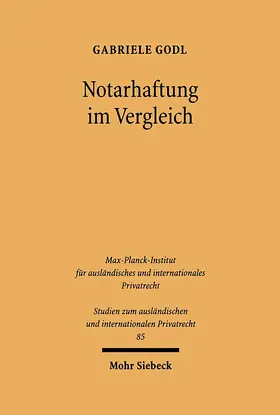 Godl |  Notarhaftung im Vergleich | eBook | Sack Fachmedien