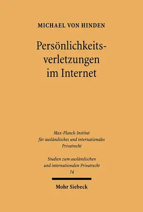 Hinden |  Persönlichkeitsverletzungen im Internet | eBook | Sack Fachmedien