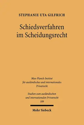 Gilfrich |  Schiedsverfahren im Scheidungsrecht | eBook | Sack Fachmedien