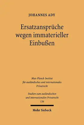 Ady |  Ersatzansprüche wegen immaterieller Einbußen | eBook | Sack Fachmedien