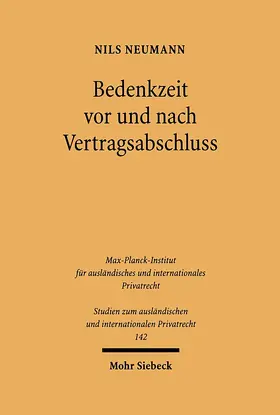 Neumann |  Bedenkzeit vor und nach Vertragsabschluss | eBook | Sack Fachmedien