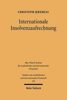 Jeremias |  Internationale Insolvenzaufrechnung | eBook | Sack Fachmedien