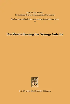 Hahn |  Die Wertsicherung der Young-Anleihe | eBook | Sack Fachmedien