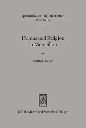 Benad |  Domus und Religion in Montaillou | eBook | Sack Fachmedien