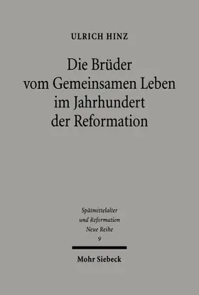 Hinz | Die Brüder vom gemeinsamen Leben im Jahrhundert der Reformation | E-Book | sack.de