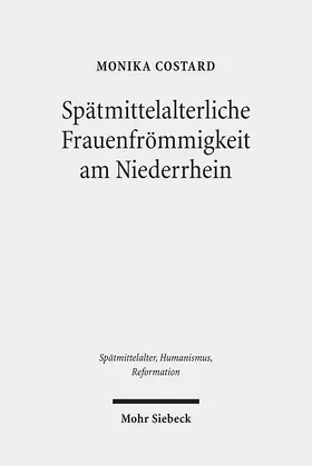 Costard | Spätmittelalterliche Frauenfrömmigkeit am Niederrhein | E-Book | sack.de