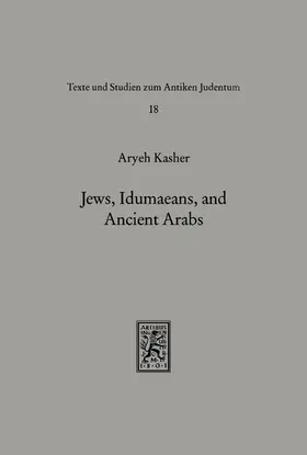 Kasher |  Jews, Idumaeans, and Ancient Arabs | eBook | Sack Fachmedien