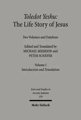 Meerson / Schäfer | Toledot Yeshu: The Life Story of Jesus | E-Book | sack.de