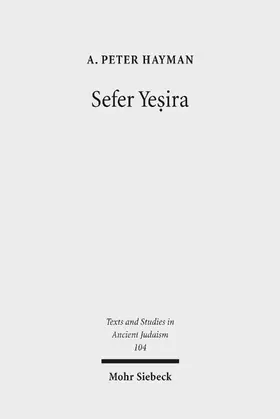 Hayman |  Sefer Yesira | eBook | Sack Fachmedien