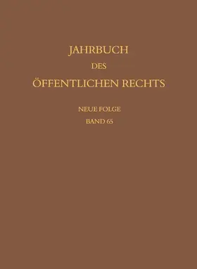 Baer / Lepsius / Schönberger |  Jahrbuch des öffentlichen Rechts der Gegenwart. Neue Folge | eBook | Sack Fachmedien