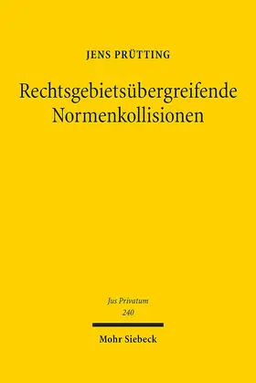 Prütting | Rechtsgebietsübergreifende Normenkollisionen | Buch | 978-3-16-159106-8 | sack.de