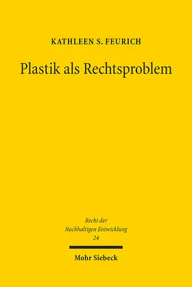 Feurich |  Plastik als Rechtsproblem | eBook | Sack Fachmedien