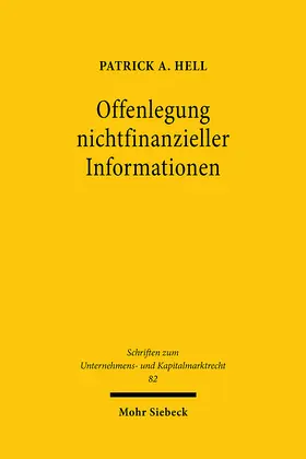 Hell |  Offenlegung nichtfinanzieller Informationen | eBook | Sack Fachmedien