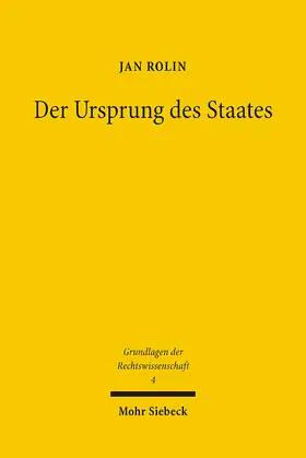 Rolin |  Der Ursprung des Staates | eBook | Sack Fachmedien
