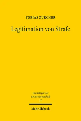 Zürcher | Legitimation von Strafe | E-Book | sack.de