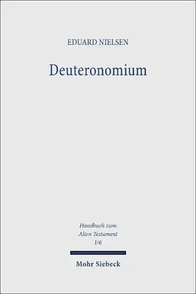 Nielsen |  Deuteronomium | eBook | Sack Fachmedien