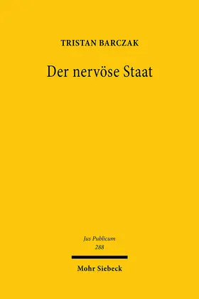 Barczak |  Der nervöse Staat | eBook | Sack Fachmedien