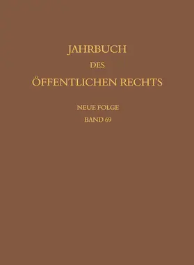 Lepsius / Nußberger / Schönberger |  Jahrbuch des öffentlichen Rechts der Gegenwart. Neue Folge | Buch |  Sack Fachmedien