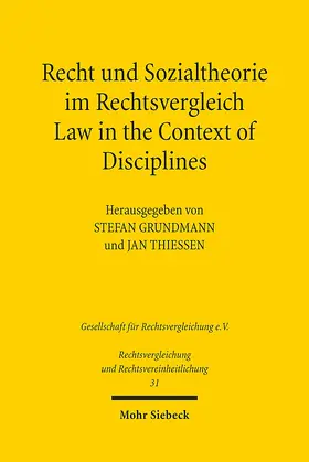 Grundmann / Thiessen | Recht und Sozialtheorie im Rechtsvergleich / Law in the Context of Disciplines | E-Book | sack.de