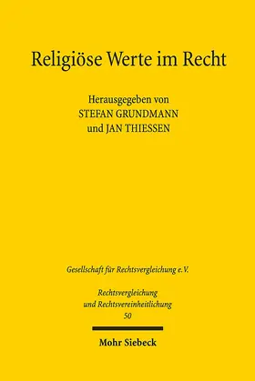 Grundmann / Thiessen |  Religiöse Werte im Recht | eBook | Sack Fachmedien