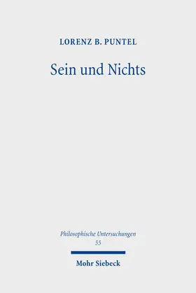 Puntel |  Sein und Nichts | eBook | Sack Fachmedien