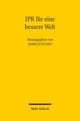 Duden / von Bary / Boosfeld |  IPR für eine bessere Welt | Buch |  Sack Fachmedien