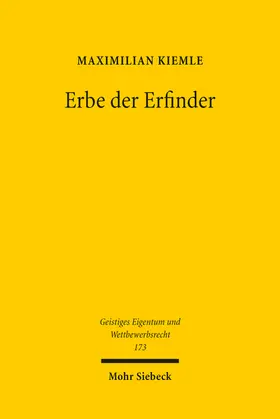 Kiemle |  Erbe der Erfinder | Buch |  Sack Fachmedien