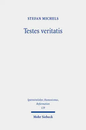 Michels / Michel |  Testes veritatis | Buch |  Sack Fachmedien