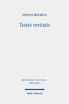 Michels | Testes veritatis | E-Book | sack.de