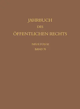 Lepsius / Nußberger / Schönberger |  Jahrbuch des öffentlichen Rechts der Gegenwart. Neue Folge | eBook | Sack Fachmedien