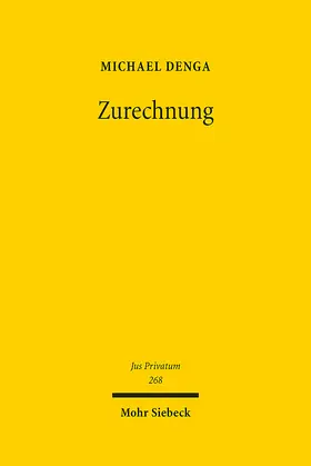 Denga |  Zurechnung | Buch |  Sack Fachmedien