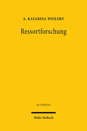 Weilert |  Ressortforschung | Buch |  Sack Fachmedien