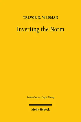 Wedman |  Inverting the Norm | Buch |  Sack Fachmedien