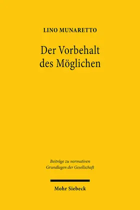 Munaretto | Der Vorbehalt des Möglichen | Buch | 978-3-16-161744-7 | sack.de