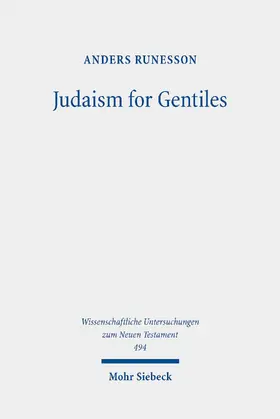 Runesson |  Judaism for Gentiles | eBook | Sack Fachmedien