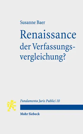 Baer |  Renaissance der Verfassungsvergleichung? | Buch |  Sack Fachmedien