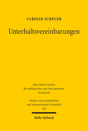 Scheuer |  Unterhaltsvereinbarungen | Buch |  Sack Fachmedien