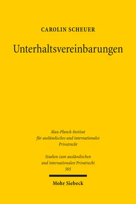 Scheuer |  Unterhaltsvereinbarungen | eBook | Sack Fachmedien