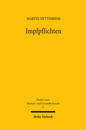 Nettesheim |  Impfpflichten | Buch |  Sack Fachmedien