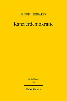 Lennartz | Kanzlerdemokratie | Buch | 978-3-16-162365-3 | www2.sack.de
