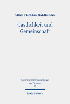 Bachmann |  Gastlichkeit und Gemeinschaft | eBook | Sack Fachmedien