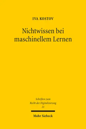 Kostov |  Nichtwissen bei maschinellem Lernen | Buch |  Sack Fachmedien