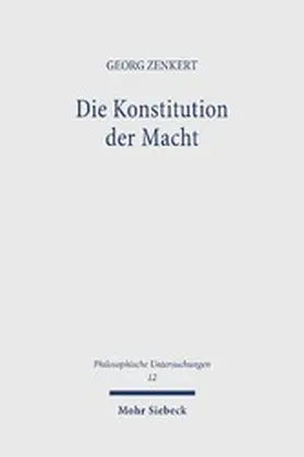 Zenkert |  Die Konstitution der Macht | eBook | Sack Fachmedien