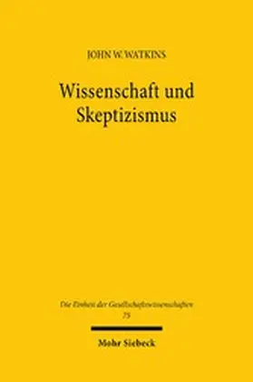 Watkins |  Wissenschaft und Skeptizismus | eBook | Sack Fachmedien