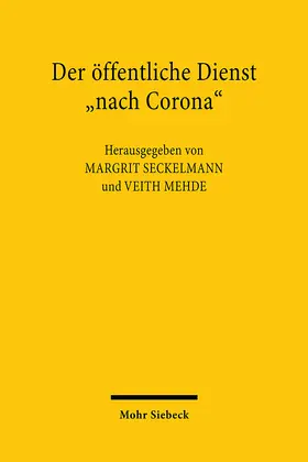 Seckelmann / Mehde |  Der öffentliche Dienst "nach Corona" | eBook | Sack Fachmedien
