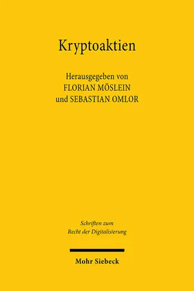 Möslein / Omlor |  Kryptoaktien | Buch |  Sack Fachmedien